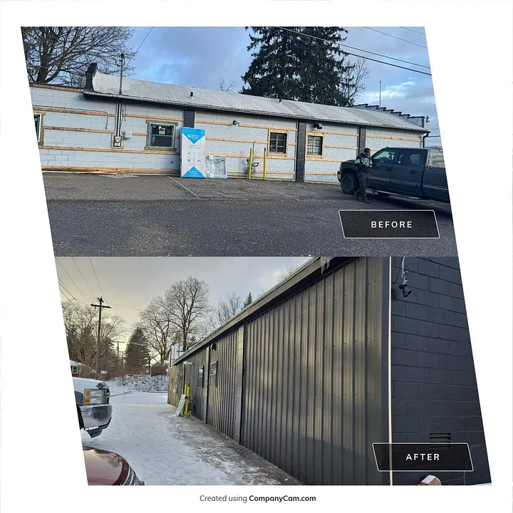 Steel siding renovation
